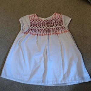 Beautiful blush embroidered Baby Gap Dress